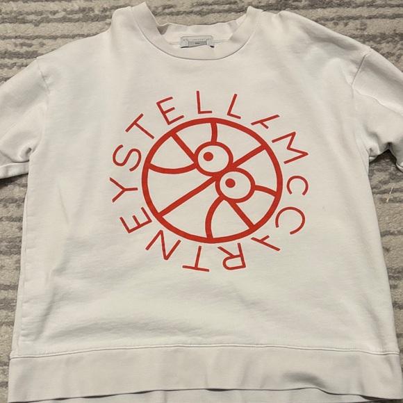 Stella McCartney Other - Stella McCartney Kids White and Red Logo Sweatshirt